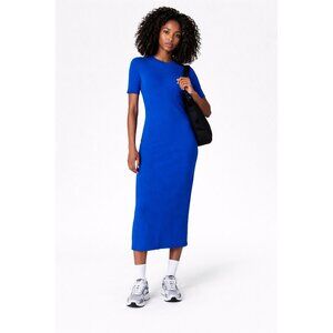 Sweaty Betty Blue Midi Dress Size M